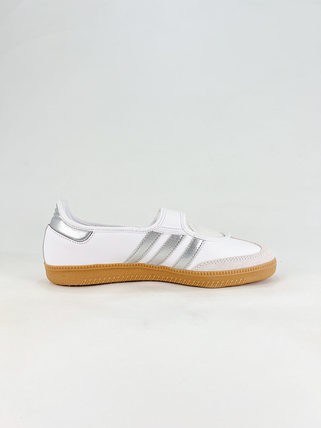 Adidas Originals Samba Jane Cloud White Silver Metallic Gum