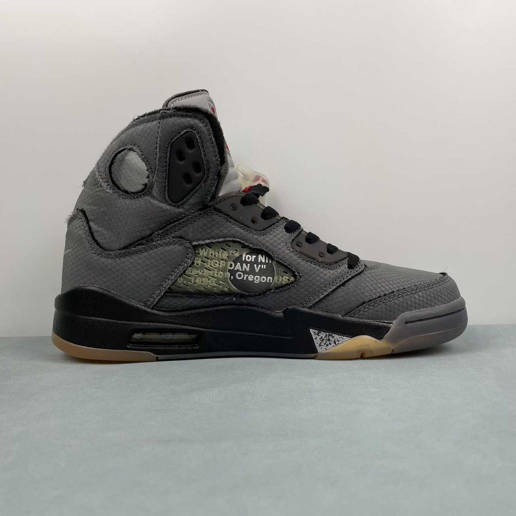 Nike x Off White Air Jordan 5 Retro Black - VIBES MILANO