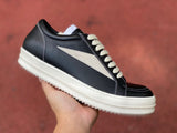 Rick Owens DRKSHDW Hollywood Sneakers in pelle con inserto beige