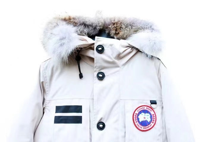 Canada Goose Macculloch parka Black Label bianco