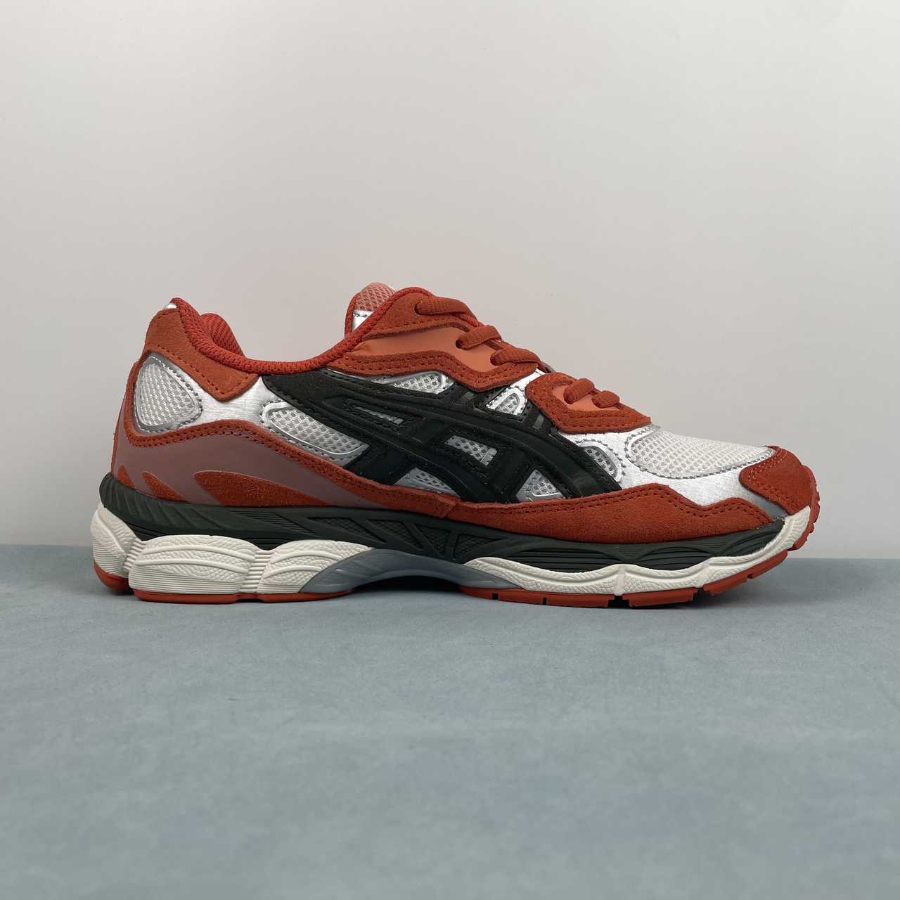 Asics Gel NYC Oatmeal Forest Green Orange Men's