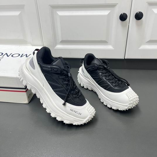 Moncler unisex white sneakers