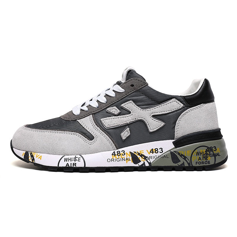 Premiata Mick sneakers suede grey beige
