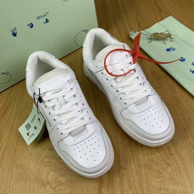 Off-White OOO Out Of Office sneakers in pelle colore bianco