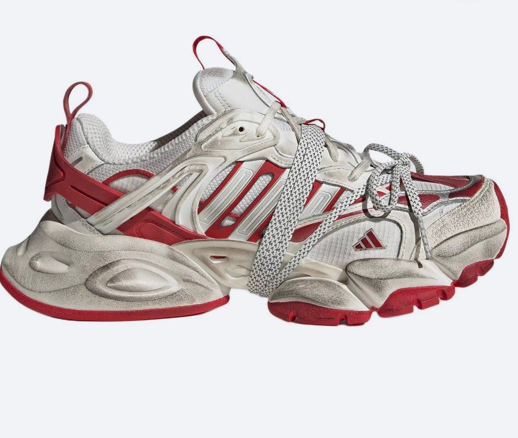Adidas XLG Runner Deluxe sneakers White Red - VIBES MILANO