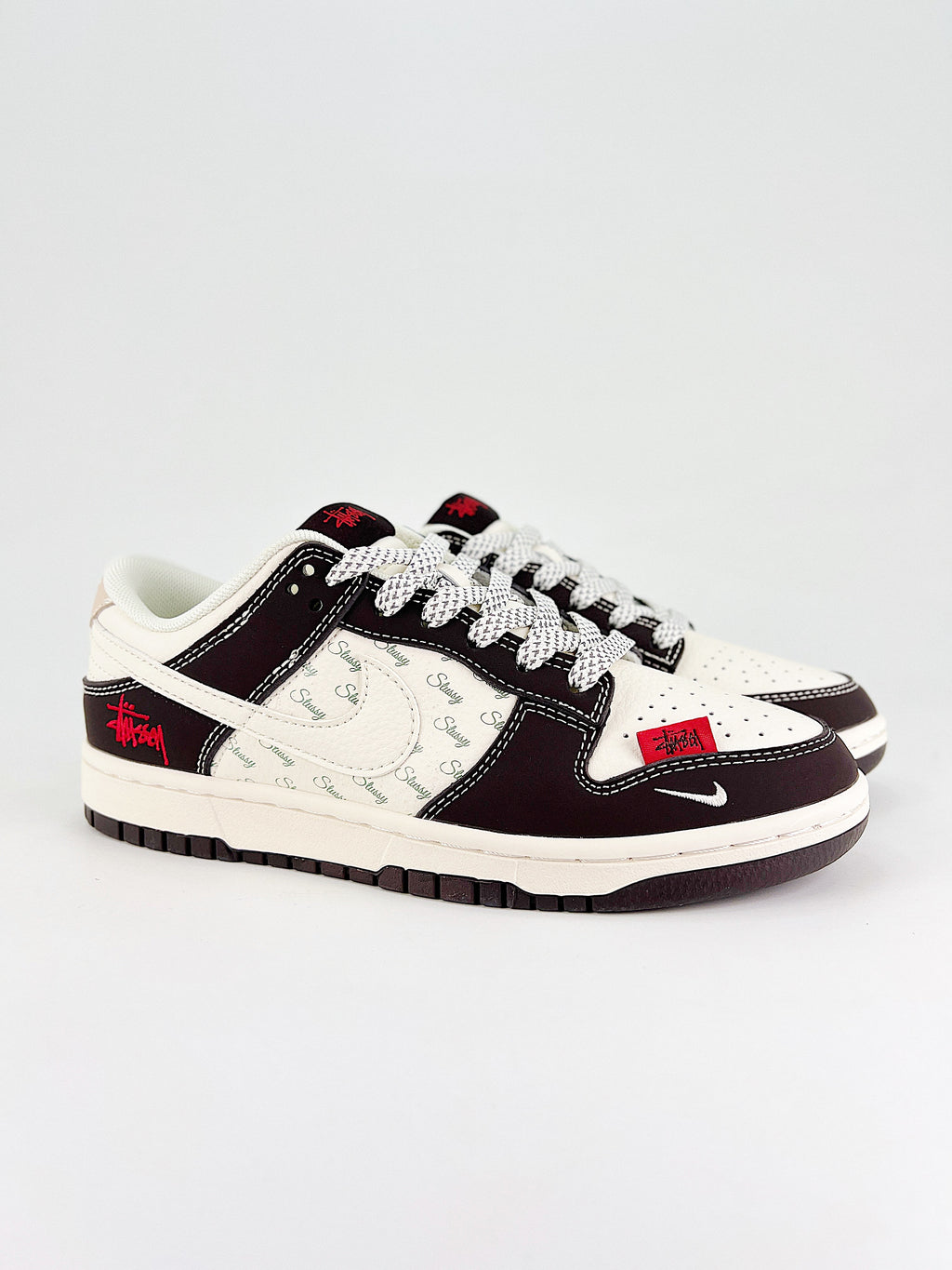 Nike New Dunk SB Low mod. Stussy nero bianco