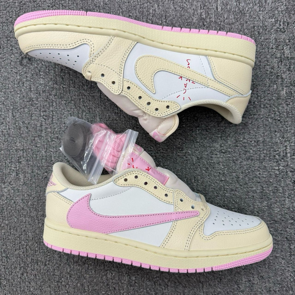 Travis Scott x Air Jordan 1 low OG SP Shy Pink