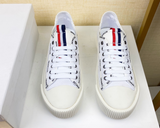 Moncler sneakers bianche tela unisex