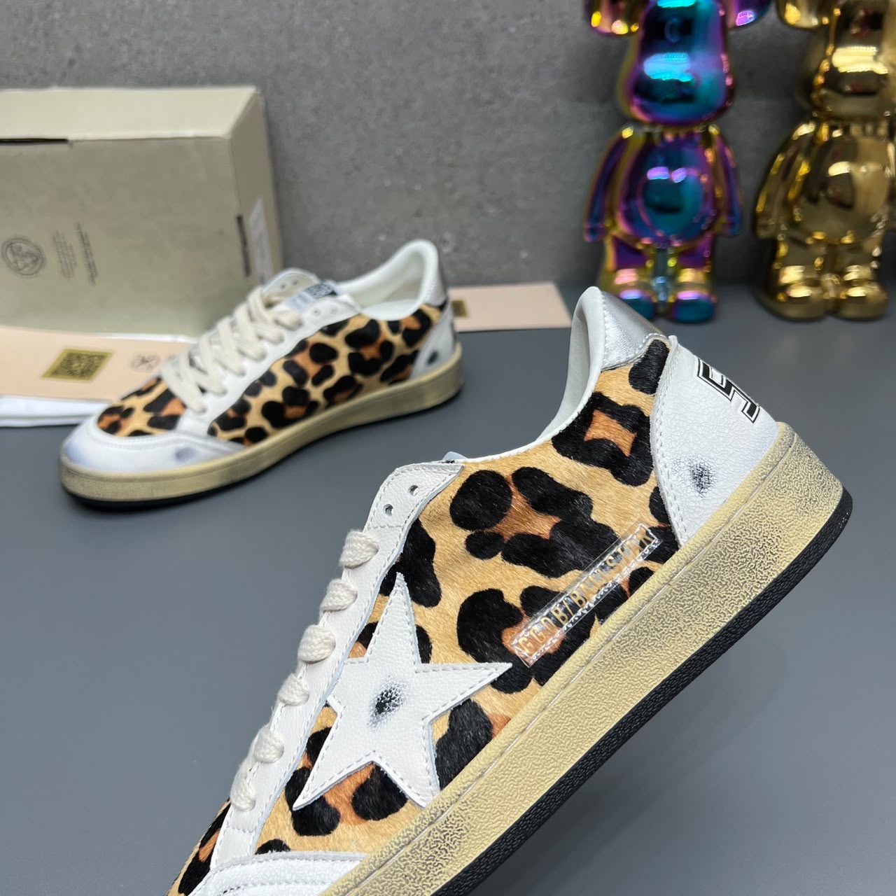 Golden Goose Ball Star low-top animalier