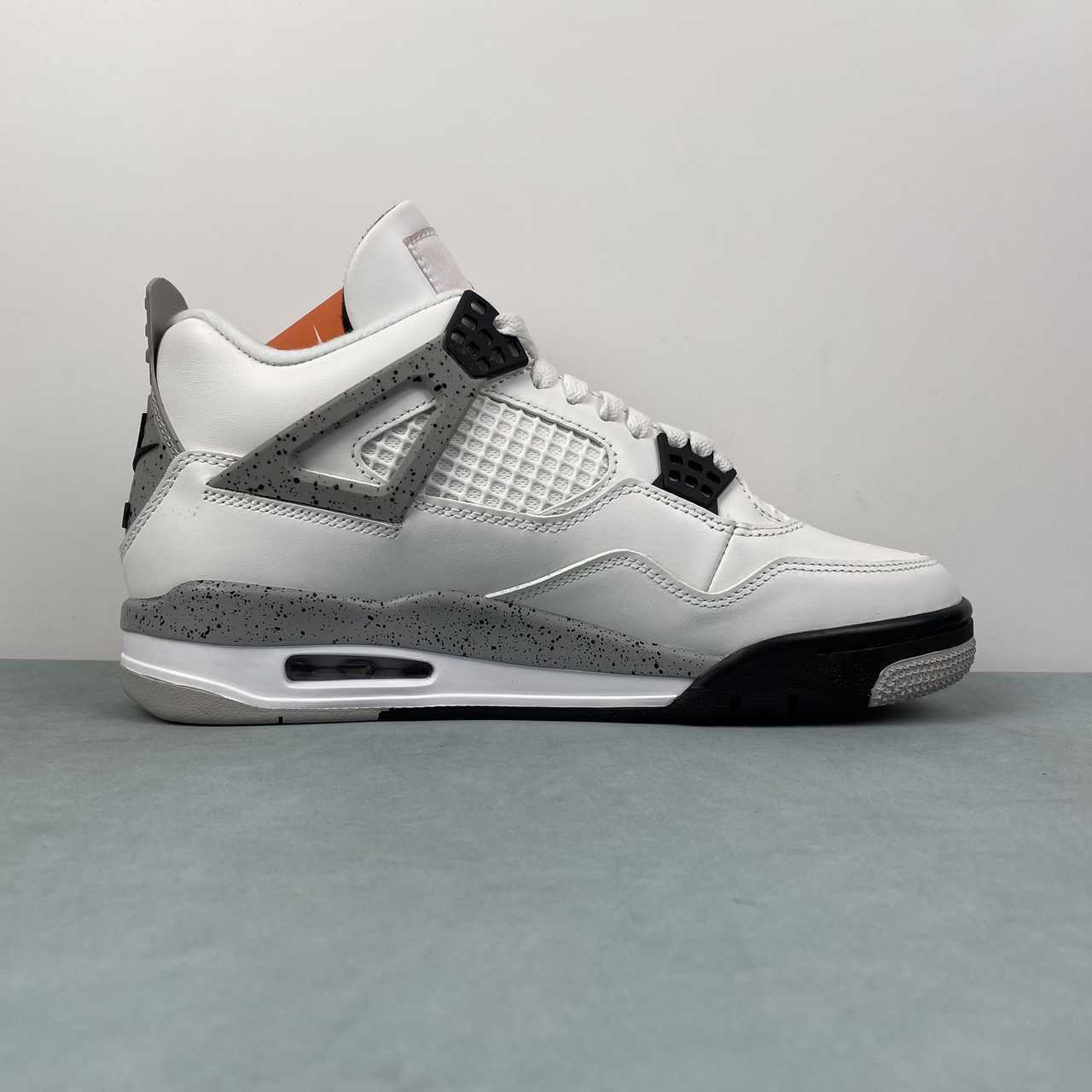 Nike Air Jordan 4 Retro Summit White Cement Grey Black Fire Red - VIBES MILANO