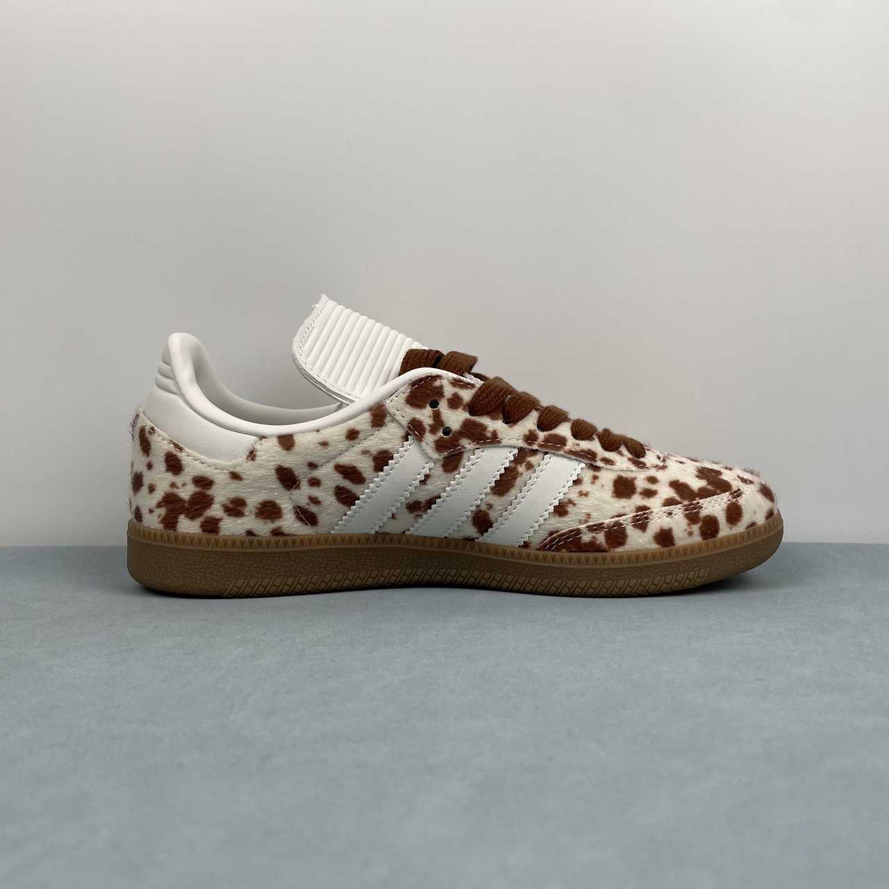 Adidas Samba LT Cow Print Brown White