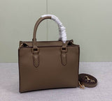 Borsa in pelle Coach handbag taupe