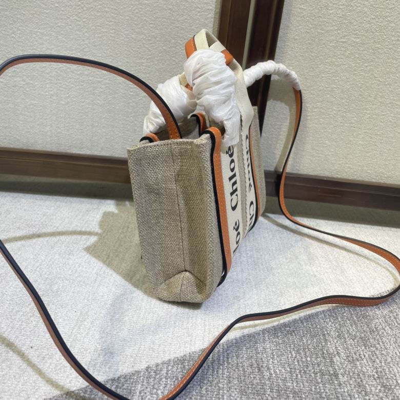 Chloé Borsa a tracolla Woody cuoio