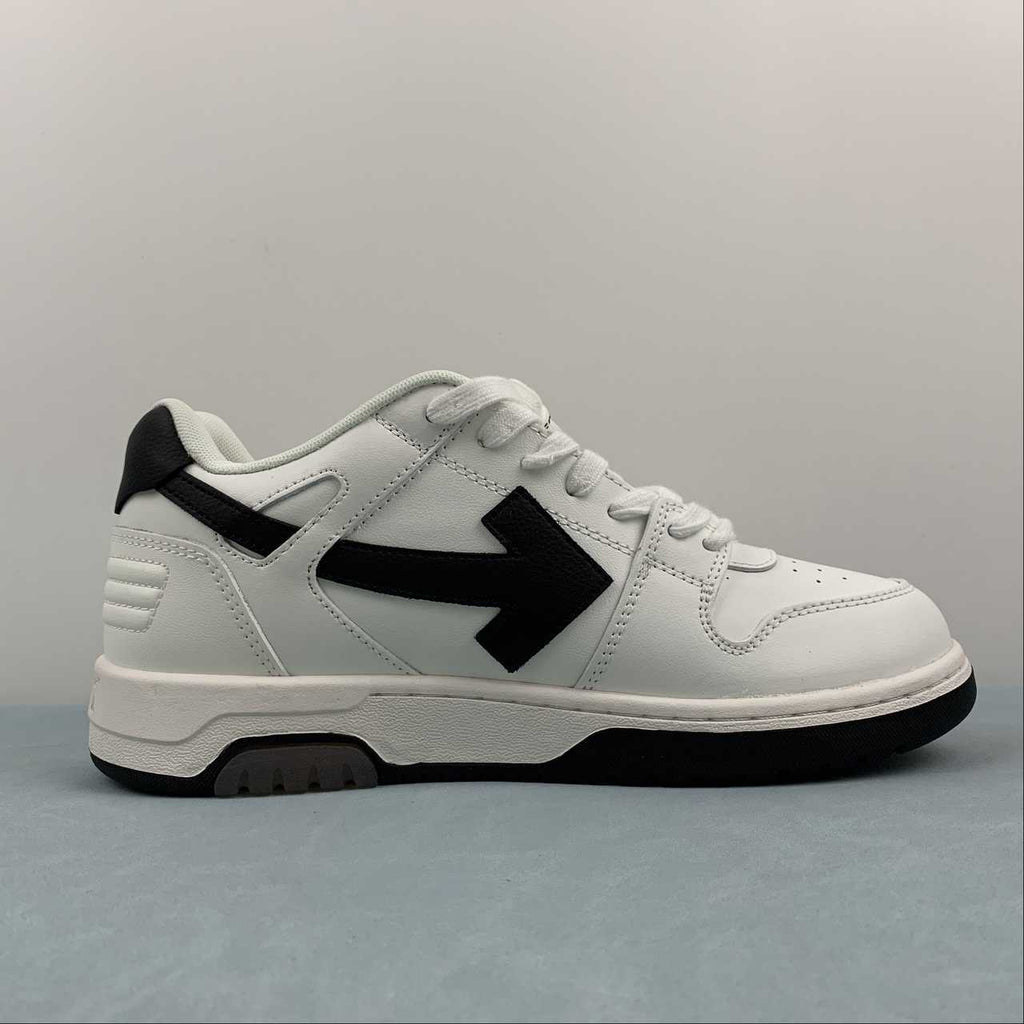 Off-White OOO Out Of Office sneakers in pelle white black