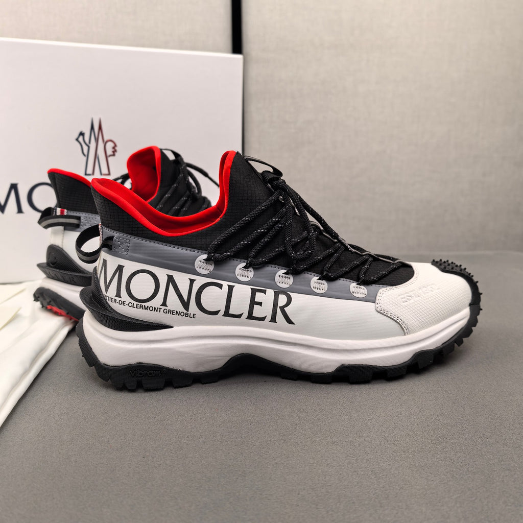 Moncler unisex white sneakers