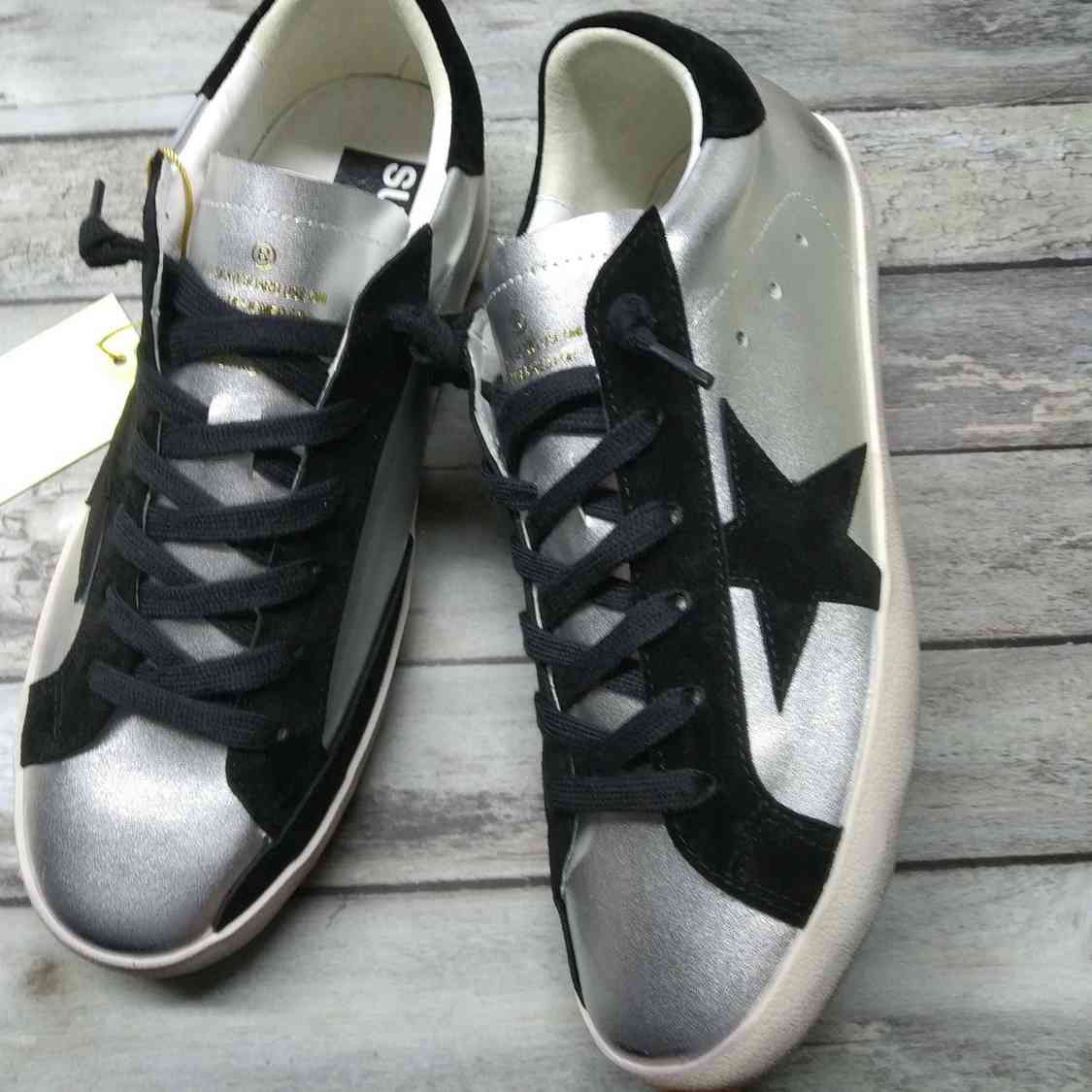 Golden Goose Superstar silver/nero