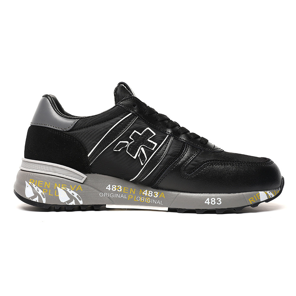 Premiata Lander sneakers in pelle nera