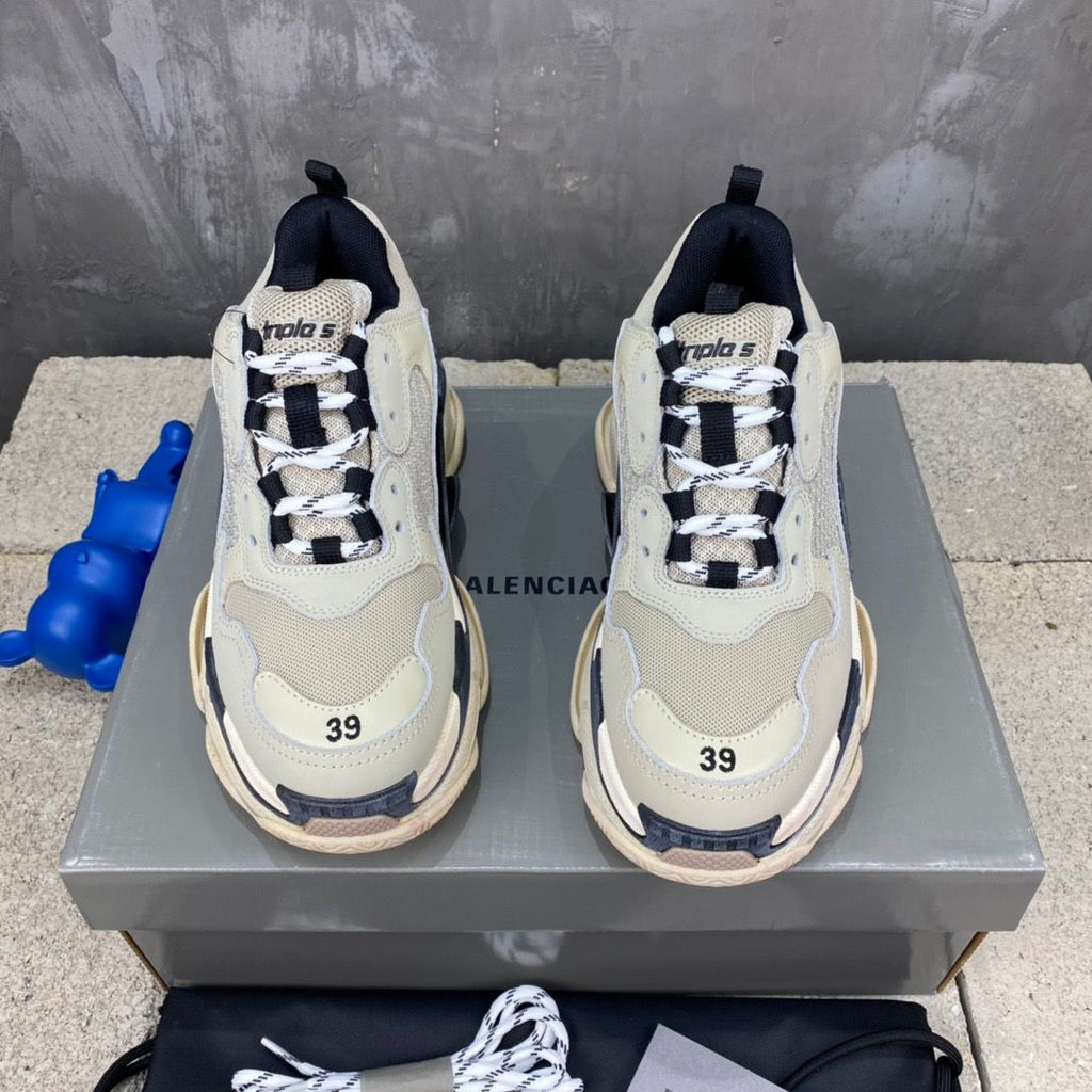 Balenciaga Triple S sneakers white transparent bottom
