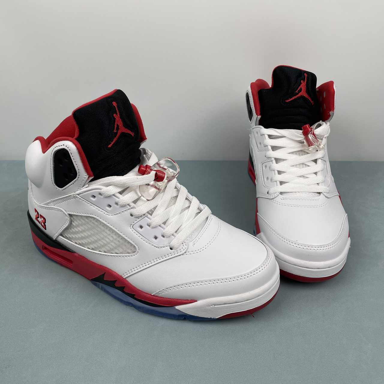 Nike Air Jordan 5 Retro Fire Red Black Tongue - VIBES MILANO