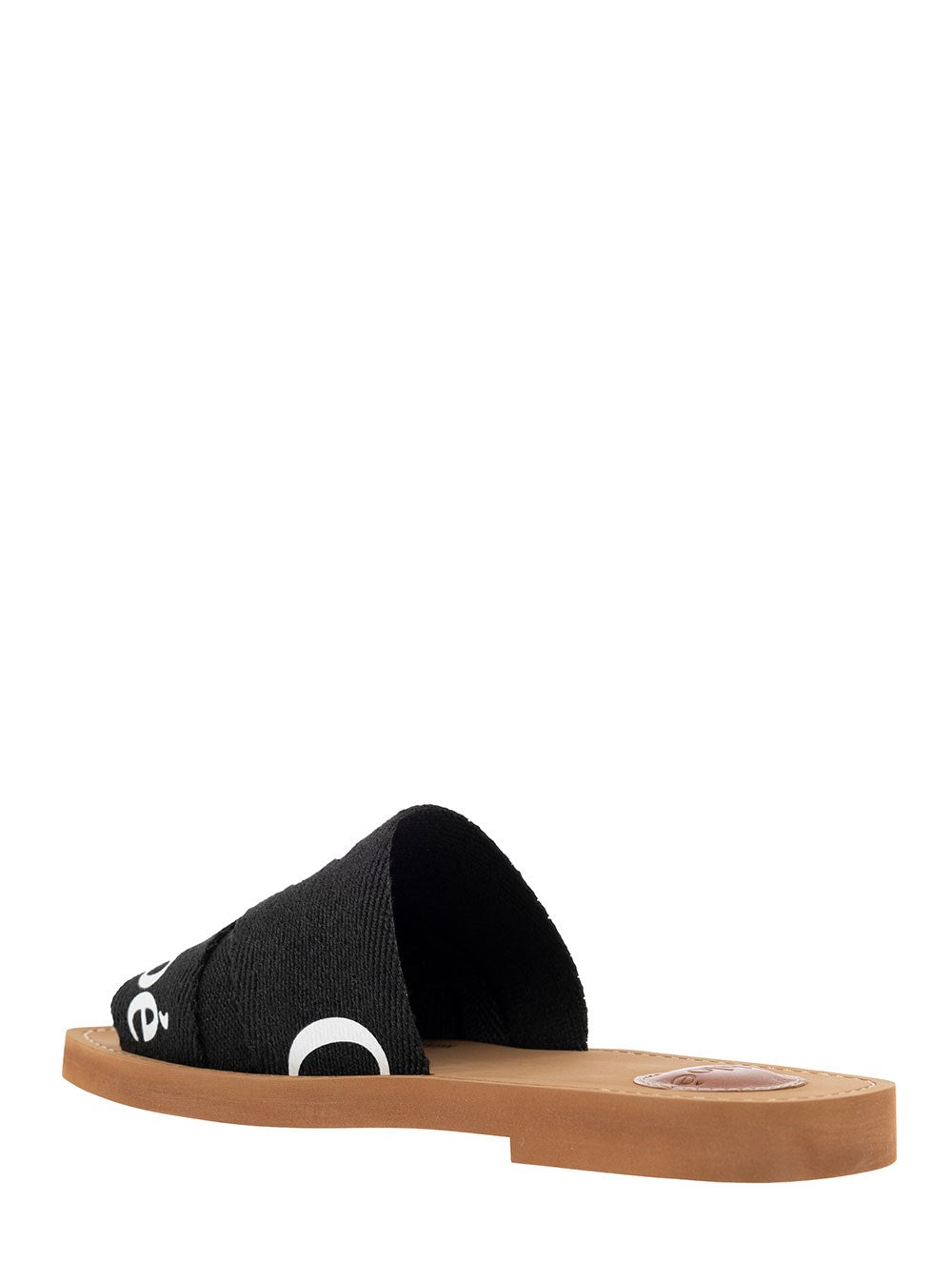 Chloé Woody Sandals Canvas neri