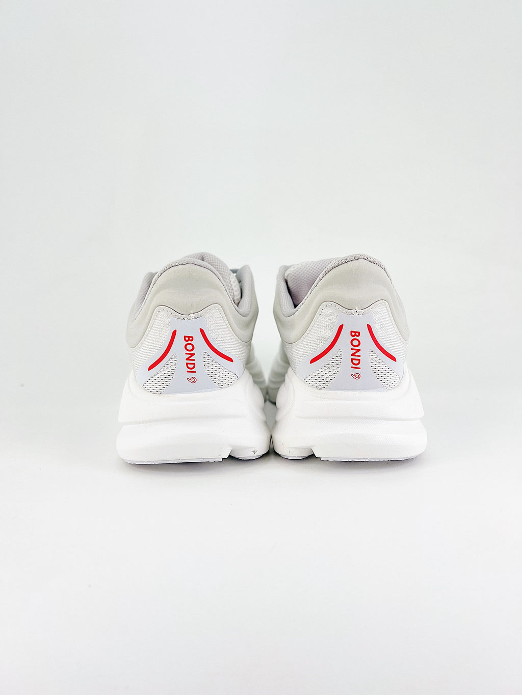 Hoka One Bondi 9 bianco logo