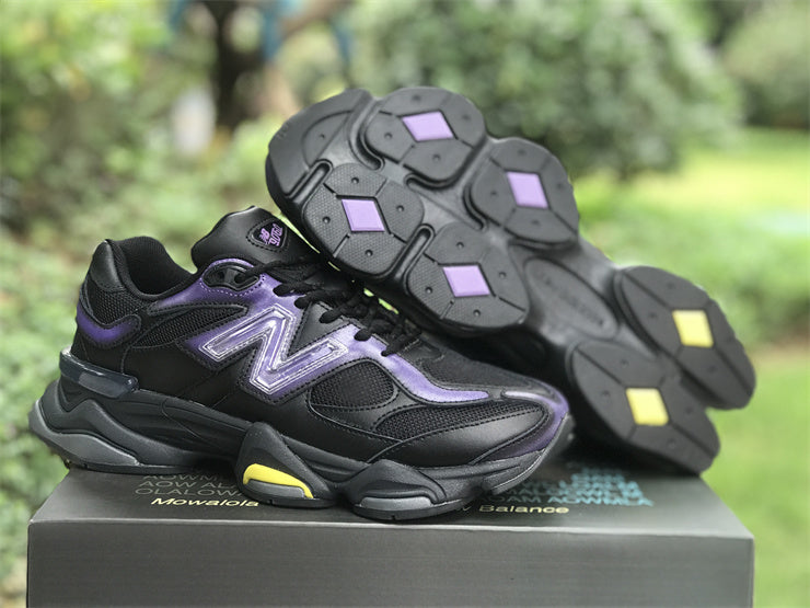 New Balance NB 9060 Mowalola Burglarwear Black Purple Yellow
