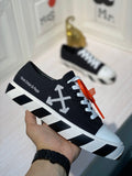 Off-White Vulcanized Low Zip Tie Black