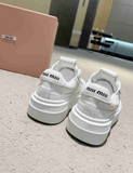 Miu Miu sneakers bianche in vera pelle