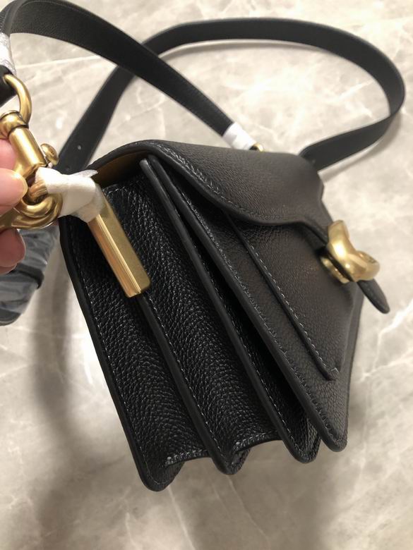 Borsa in pelle Coach nero con tracolla