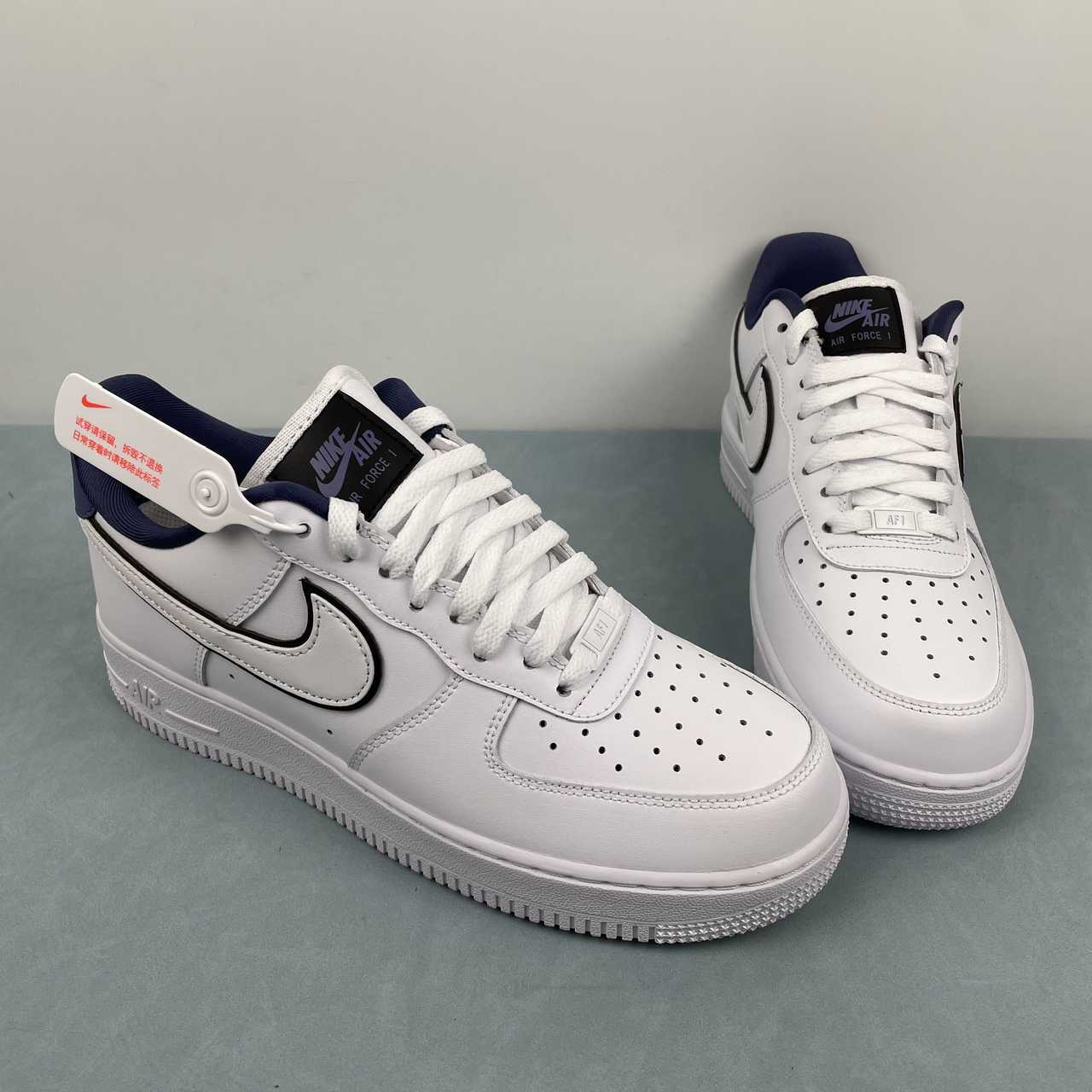 Nike Air Force 1 Low '07 Essential White Midnight Navy
