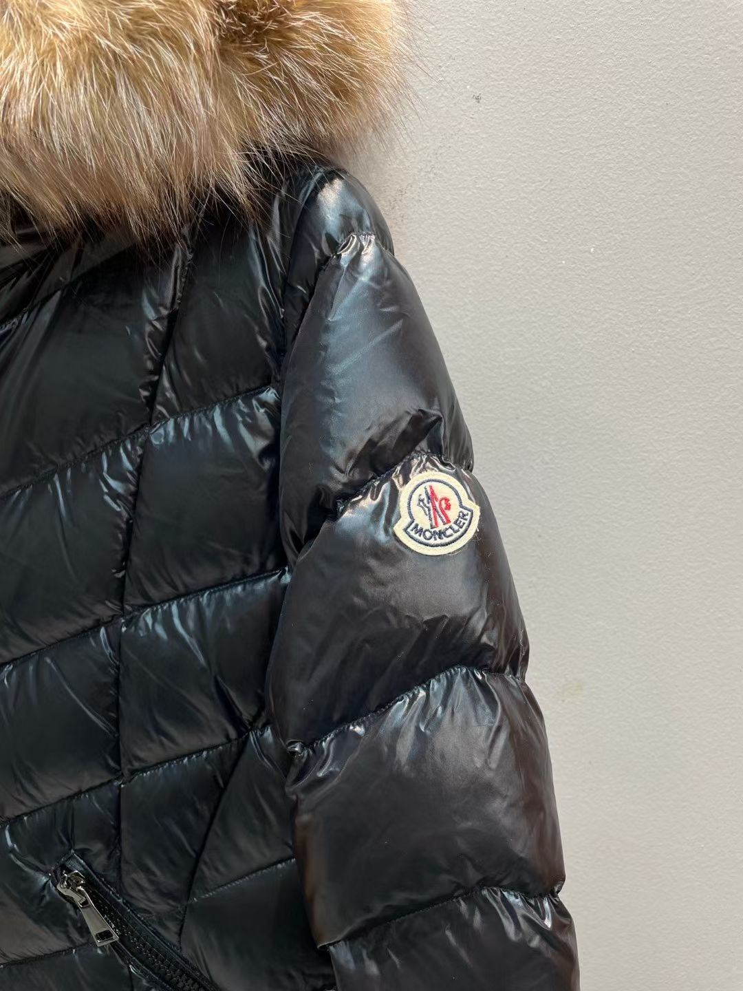 Piumino cappotto Moncler Fulmarus nero