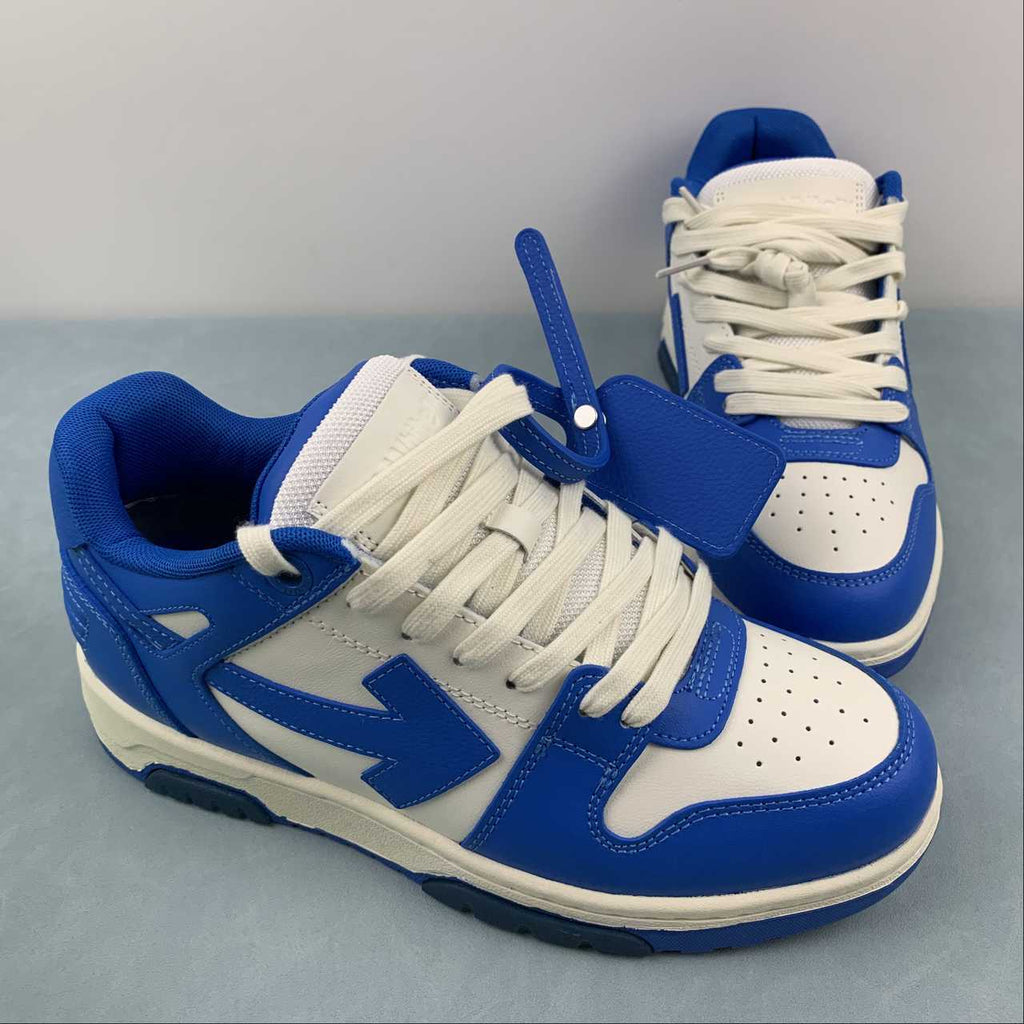 Off- White OOO Out Of Office sneakers Low Tops azzurro