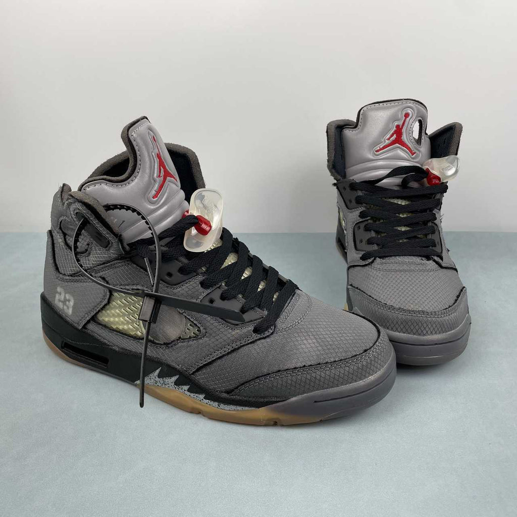 Nike x Off White Air Jordan 5 Retro Black - VIBES MILANO