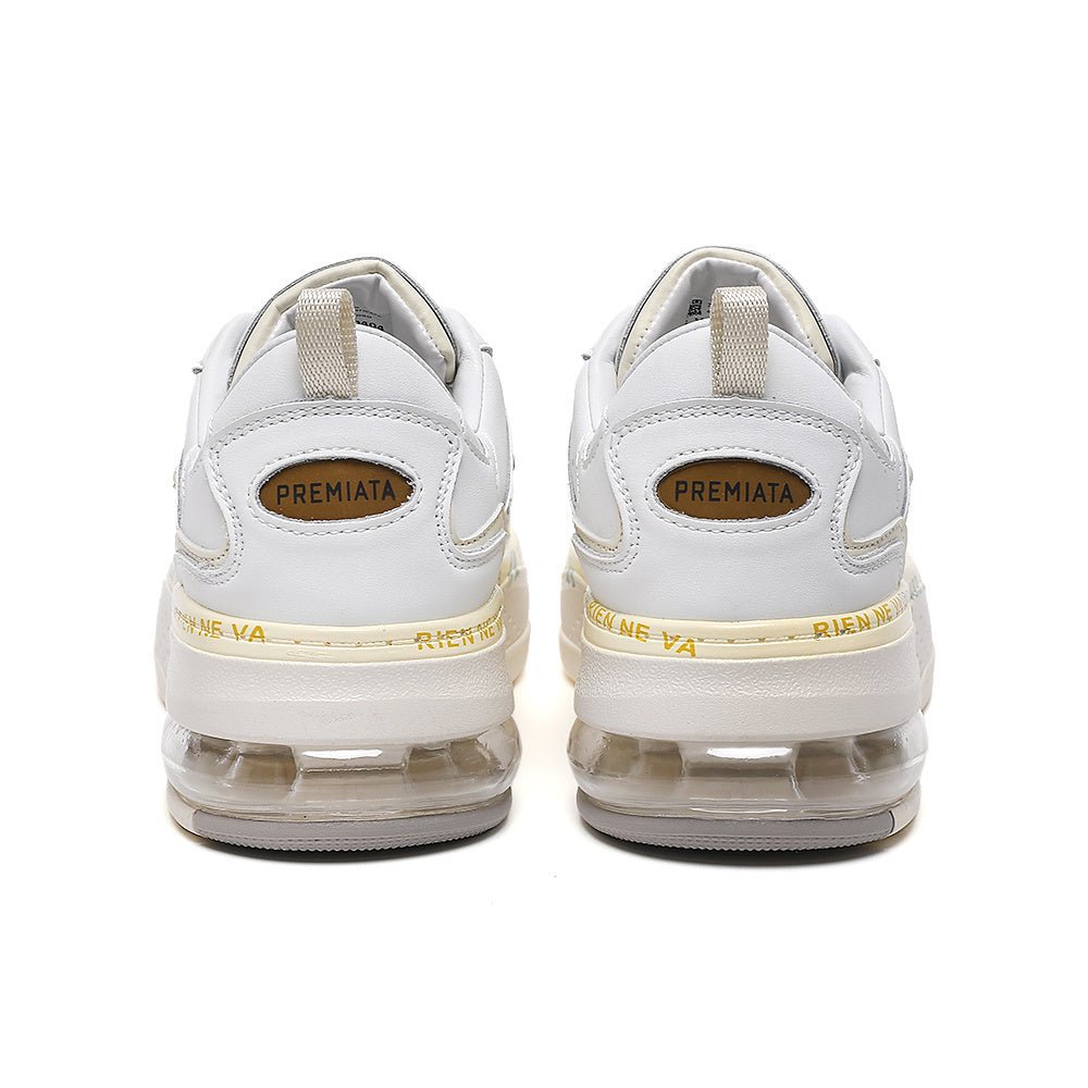 Premiata Drake sneakers in pelle bianca - VIBES MILANO