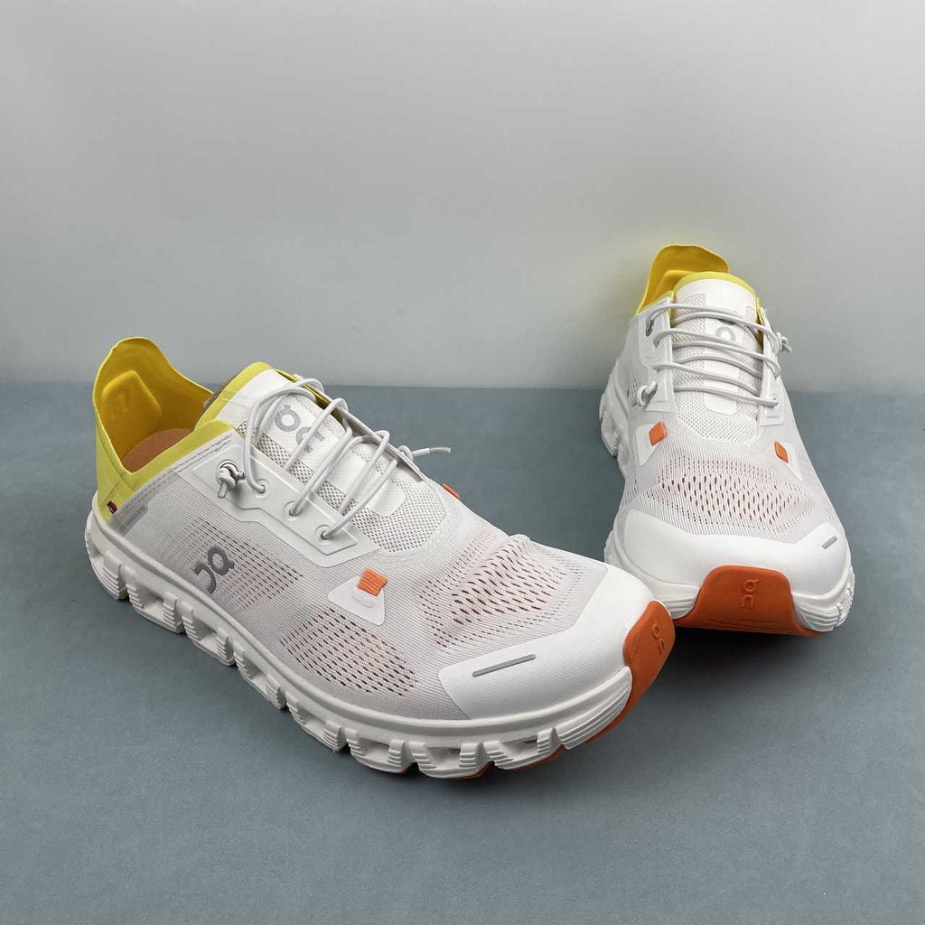On Cloud 6 Coast sneakers da running e streetwear grigio giallo - VIBES MILANO