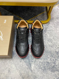 Christian Louboutin Loubishark leather sneakers nero
