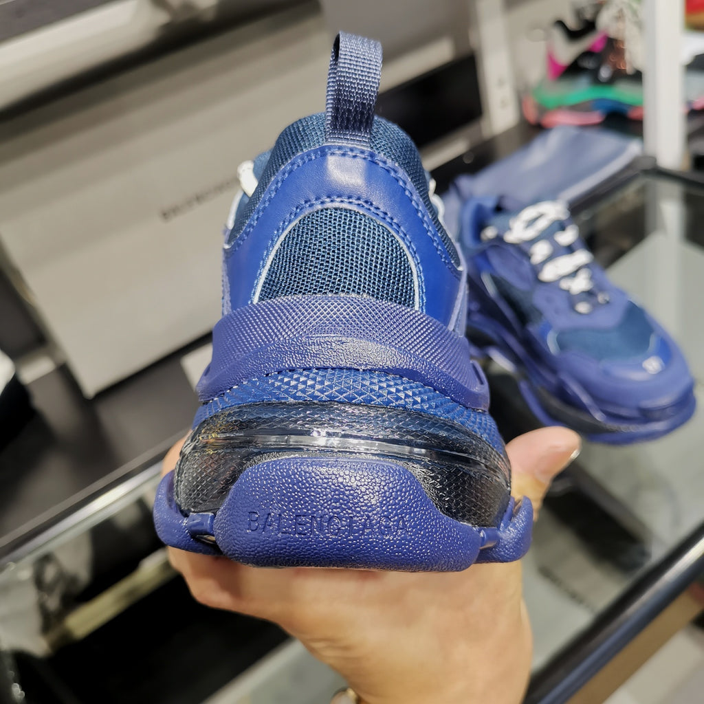 Balenciaga Sneakers Triple S Clear Sole Blue