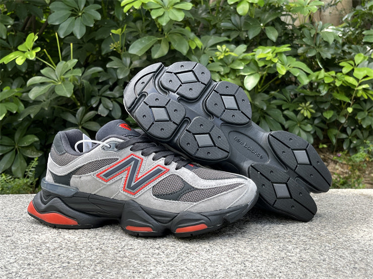 New Balance NB 9060 Gears Up in Grey, Black and Red