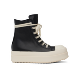 Rick Owens Sneakers alte in pelle con suola rialzata