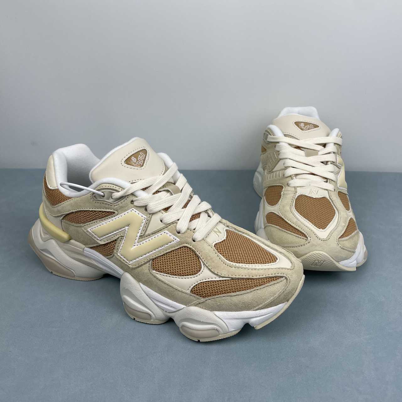 New Balance 9060 Brown Ivory White