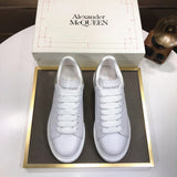 Alexander McQueen sneakers suola oversize bianco silver
