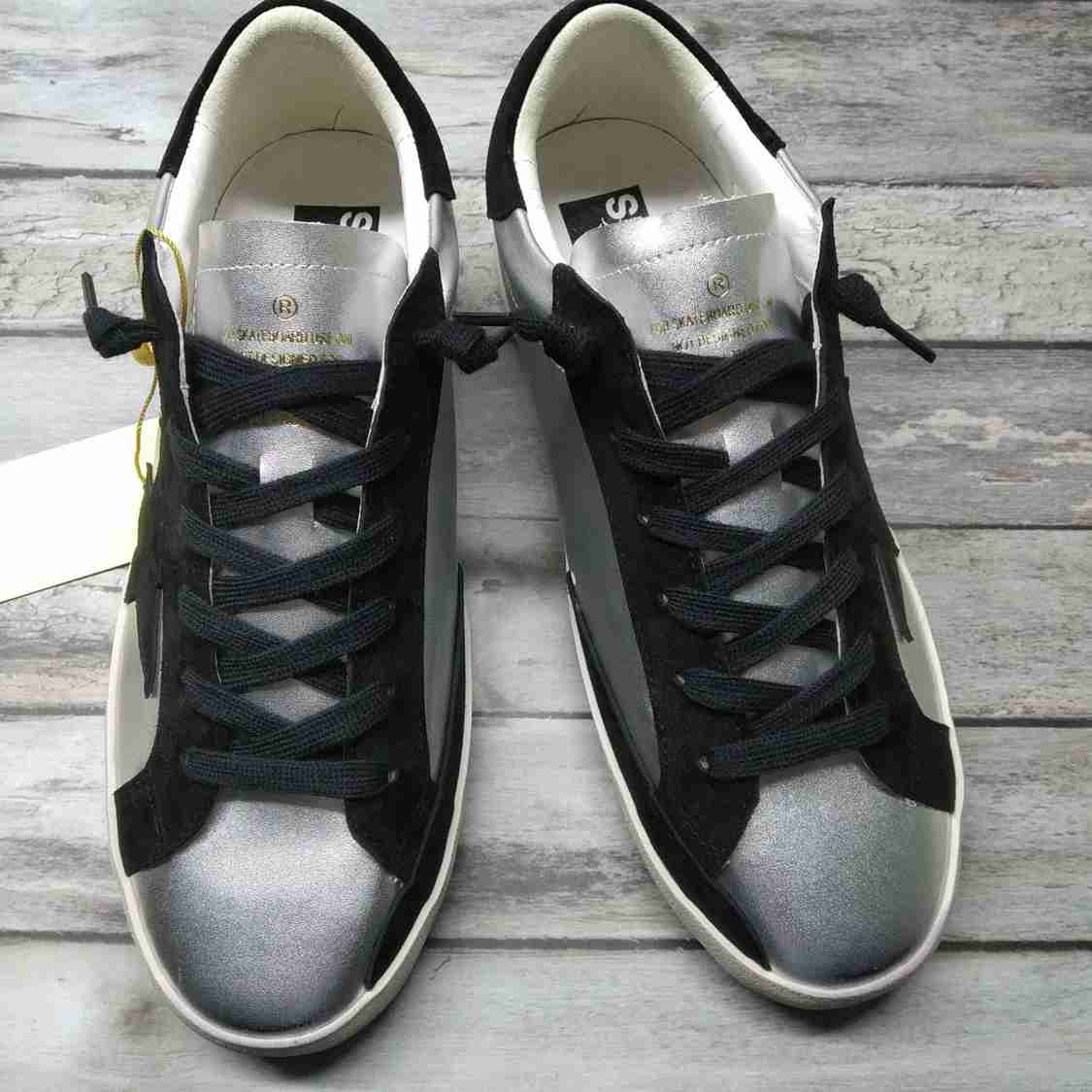 Golden Goose Superstar silver/nero