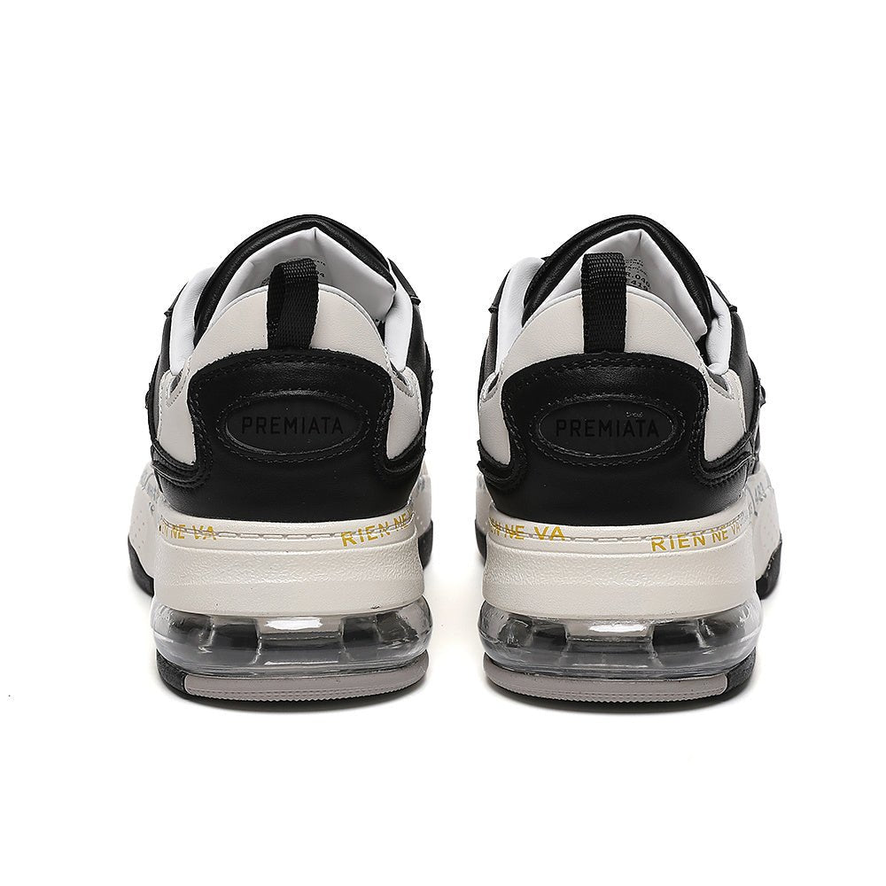 Premiata Drake sneakers in pelle nero bianco - VIBES MILANO