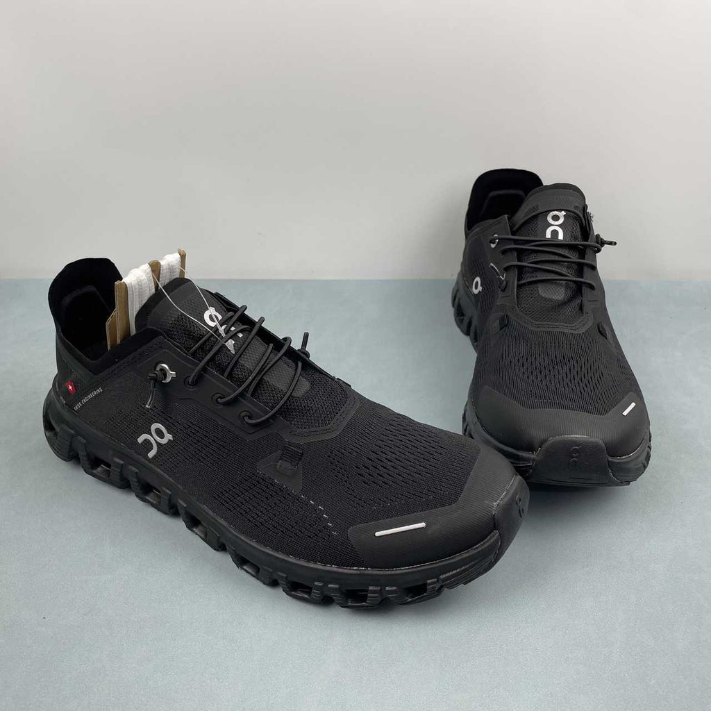 On Cloud 6 Coast sneakers da running e streetwear All Black - VIBES MILANO