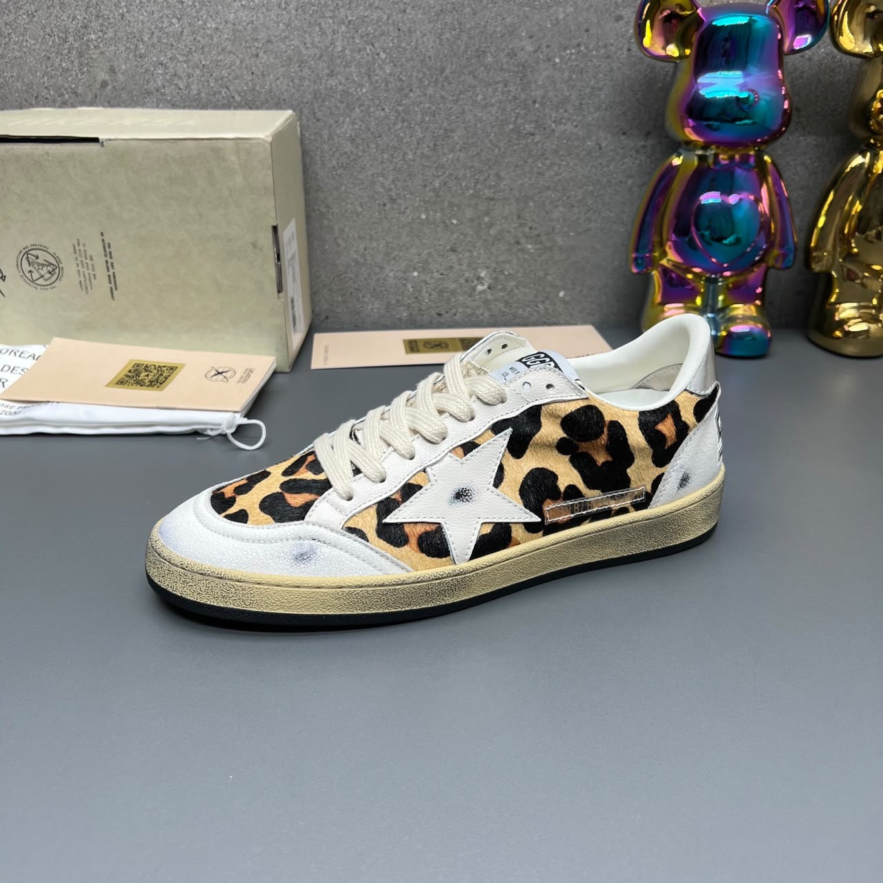 Golden Goose Ball Star low-top animalier
