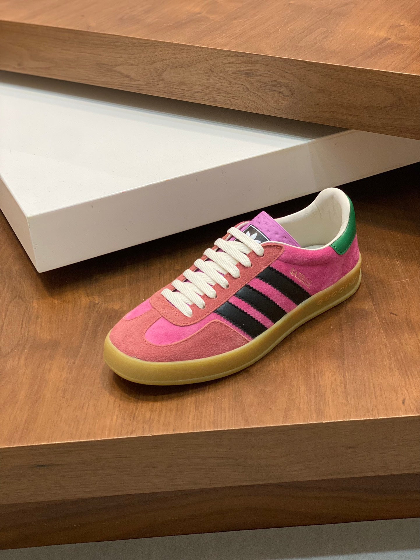 Adidas Gazelle x Gucci Pink