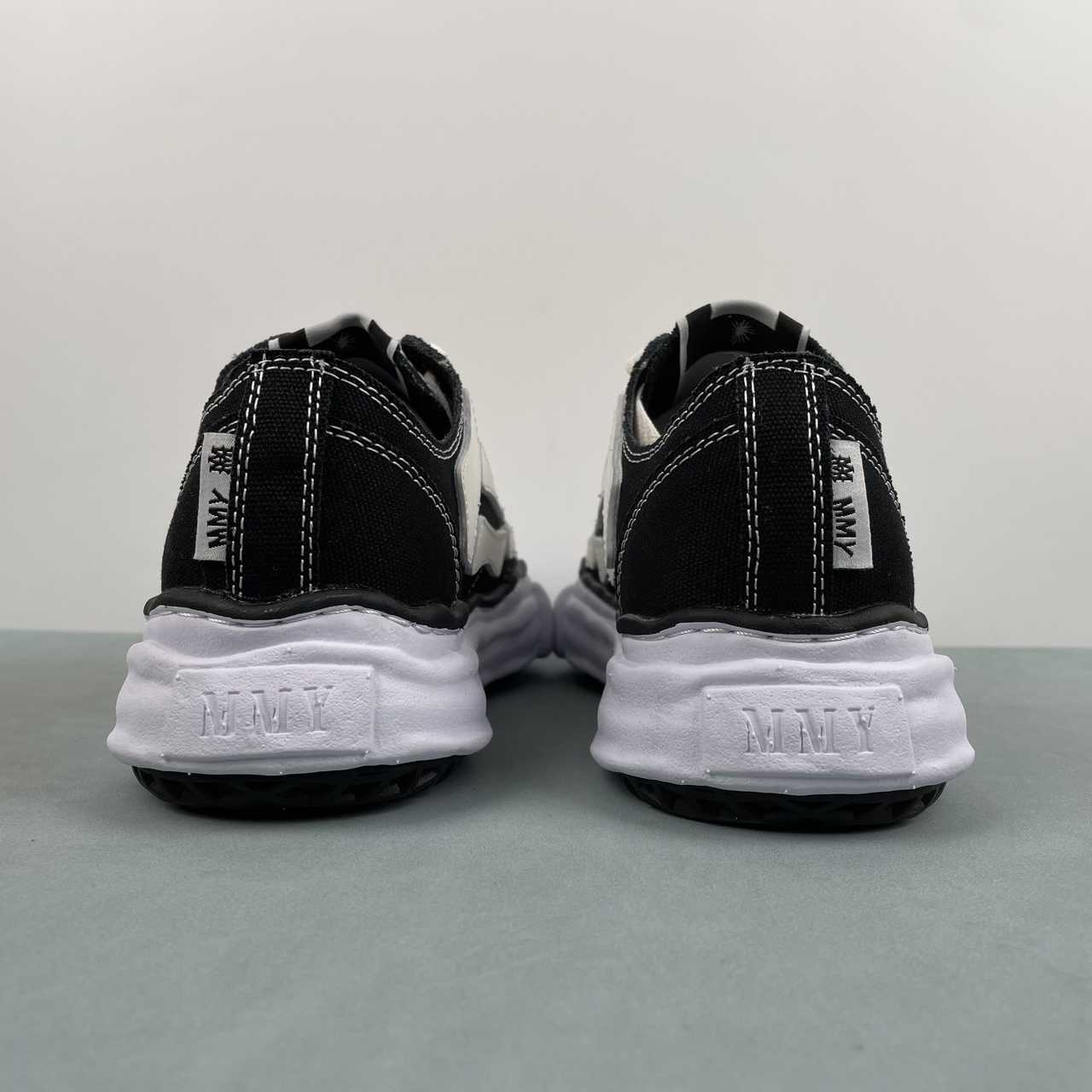 Maison Mihara Yasuhiro x MMY AMIRI Skel-Top Low nero