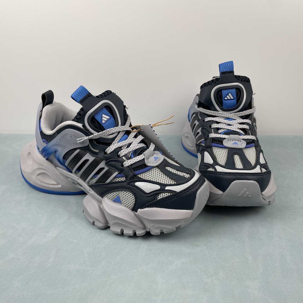 Adidas XLG Runner Deluxe sneakers blue silver grey - VIBES MILANO