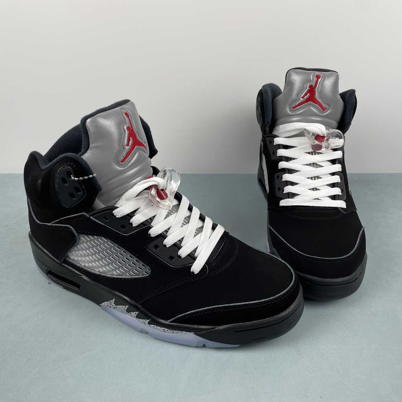 Nike Air Jordan 5 Retro Black Metallic Reimagined - VIBES MILANO