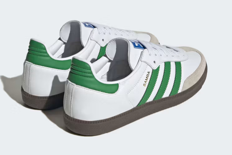 Adidas Samba Og-Core bianco/verde uomo-donna